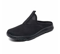 Mocassini Comodi e Leggeri, da Uomo, Traspiranti, Slip-on, Casual, Estivi, in Rete, per Camminare, Yoga, Spiaggia, Palestra (Black, 42)