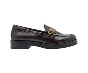 Mocassini con fibbie Marrone 36