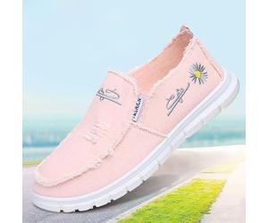 Mocassini da donna casual da passeggio, leggeri, comodi, per la guida quotidiana, ricamati, con margherita, antiscivolo, piattaforma, scarpe da barca, per viaggi, shopping, uso quotidiano