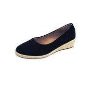 Mocassini da donna espadrillas da donna, mocassini senza lacci, con zeppa, tacco a zeppa, scarpe da passeggio, comode, espadrillas leggere, da camminare, per ufficio, lavoro, mocassini eleganti per