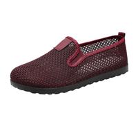 Mocassini da donna in rete antiscivolo da donna | Respirare scarpe basse basse casual slip on sneakers suola in gomma resistente all'usura per uso quotidiano all'aperto