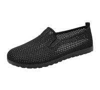 Mocassini da donna in rete antiscivolo da donna | Respirare scarpe basse basse casual slip on sneakers suola in gomma resistente all'usura per uso quotidiano all'aperto