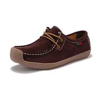 Mocassini da Donna Morbide e Comode Scarpe Slip-on Classiche e Casual(Marrone.EU 39)