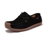 Mocassini da Donna Morbide e Comode Scarpe Slip-on Classiche e Casual(Nero.EU 41)