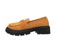 Mocassini da donna, tacco piccolo, mocassino da donna, comodo in pelle scamosciata, mocassini e loafers, elegante Derbies, scarpine, scarpe da barca, per bambini, scarpe comode, ballerine, scarpe