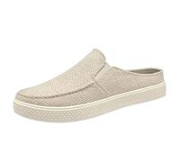 Mocassini da uomo casual slip on scarpe leggere in rete traspirante scarpe da passeggio senza schienale comode scarpe da ginnastica piatte in tela Plimsolls Beck scarpe da ginnastica Falt antiscivolo