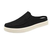 Mocassini da uomo casual slip on scarpe leggere in rete traspirante scarpe da passeggio senza schienale comode scarpe da ginnastica piatte in tela Plimsolls Beck scarpe da ginnastica Falt antiscivolo