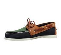 Mocassini Da Uomo Classici Alla Moda Fatti A Mano Con Lacci, Scarpe Da Lavoro Casual In Vera Pelle, Scarpe Da Barca Da Guida(Green,35 EU)