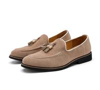Mocassini da Uomo con Punta a Mocassino, Stili Casual con Nappine e Fibbie | Scarpe Da Sposa Formali Slip-On Mocassino Da Fumo Scarpe Da Festa E Ballo Per Ufficio, Guida E Uso Quotidiano