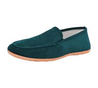Mocassini da uomo con vestibilità larga, scarpe da guida casual leggere e traspiranti, per uomo, in memory foam, per interni ed esterni, suola antiscivolo, tomaia in morbido velluto a coste, design