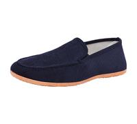 Mocassini da uomo con vestibilità larga, scarpe da guida casual leggere e traspiranti, per uomo, in memory foam, per interni ed esterni, suola antiscivolo, tomaia in morbido velluto a coste, design