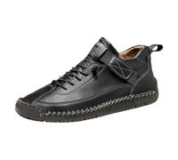 Mocassini da uomo e da donna, stile retrò, cuciti a mano, stile vintage, in pelle scamosciata, casual, traspiranti, con parte bassa della parte superiore, scarpe da ginnastica per camminare, per