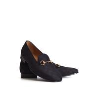 Mocassini da uomo Gucci 880 $ neri Gallipoli Horsebit jacquard