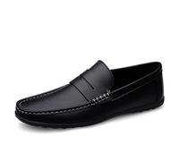 Mocassini da uomo in pelle da guida casual Penny | Scarpe da mocassino stagionali comode e leggere, morbide per l'estate e l'autunno, suola morbida, scarpe da barca per la