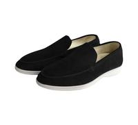 Mocassini da uomo in pelle scamosciata senza lacci, morbidi stile mocassino, casual, leggeri e confortevoli, scarpe da guida classiche per spostamenti quotidiani, ufficio e fine settimana, BK1, 40 EU