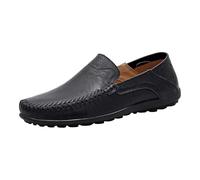 Mocassini da uomo in pelle scarpe da guida leggere traspiranti scarpe da ginnastica alla moda smart casual slip on scarpe da ginnastica traspiranti scarpe da lavoro casual da guida scarpe da uomo