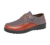 Mocassini da uomo senza lacci da passeggio casual scarpe da guida in tela piatte leggere per esterni mocassini casual formali da lavoro scarpe da barca scarpe da barca slip on basse piatte antiscivolo