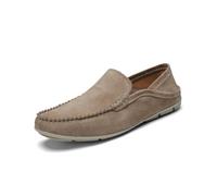 Mocassini da Uomo Senza Scarpe Eleganti e Casual Leggere | Con Una Texture Simile Alla Pelle Scamosciata e Uno Stile Semplice e Casual, Sono Adatti Anche a Contesti Professionali