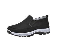 Mocassini da uomo, vestibilità larga, scarpe da passeggio leggere e traspiranti, per diabetici, casual, mocassini piatti, con supporto per arco plantare, comode scarpe da ginnastica ortopediche