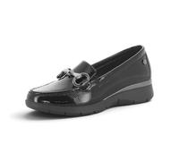 Mocassini Donna INBLU Invernali Scarpe Slip On Eleganti Comode Vernice Zeppa