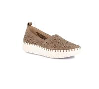 Mocassini Donna SC6183 in Pelle Taupe Grunland Scarpe Casual Comode, Leggere e Flessibili, Ideali per Primavera Estate. EU 36