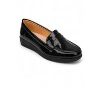 Mocassini Donna Smalto Comfort - Scarpe Zeppe Leggero Mocassini Eleganti Lavoro, Città e Cerimonia