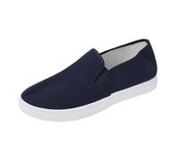 Mocassini estivi da uomo in tela senza lacci, da uomo, scarpe da barca, scarpe da yacht, scarpe casual, leggere, traspiranti, per attività all'aperto, suola piatta, scarpe da ginnastica per l'estate