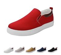 Mocassini estivi da uomo in tela traspirante mocassini da uomo traspiranti mocassini da passeggio comodi casual scarpe da ginnastica plimsoll espadrillas scarpe da ginnastica piatte da barca yachting