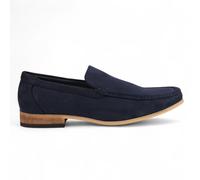 Mocassini Formali In Suede Blu Marino Da Uomo Leggeri E Confortevoli Slip-On