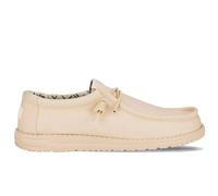 MOCASSINI HEY DUDE WALLY CANVAS TG 42 COD 40700-1KA [US 9 UK 8 CM 27.2] Beige