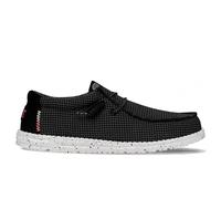 HEYDUDE Mocassino Wally Sport Mesh Uomo Nero/Bianco 44 EU