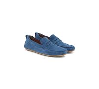 Mocassini in pelle scamosciata Blu 44