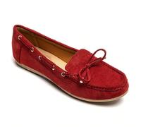 Mocassini piatti da donna con fiocco decorativo e occhielli Caratteristiche:Progettare per archiviareNoeud decoratif sur le dessusLactes traversant des œillets latérauxPiatto e zuppa Semelle extérieur