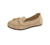 Mocassini Scarpe da Donna Estive Loafers Scarpe Slip on Donna Vintage Semplici Morbide Scarpe da Barca Outdoor Antiscivolo Sandali Chiusi Davanti Scarpe Estive Basso Primavera Sandaletti
