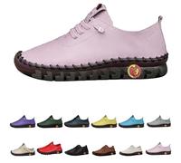 Mocassini, scarpe da ginnastica da donna, leggere, morbide, con lacci elastici, scarpe da ginnastica, scarpe da corsa, scarpe da corsa, fitness, da jogging, per il tempo libero, Colore: rosa., 36 EU