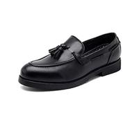 Mocassini Slip-On con Nappe da Uomo, Scarpe da Guida Formali Casual da Lavoro E da Festa,Nero,41 EU
