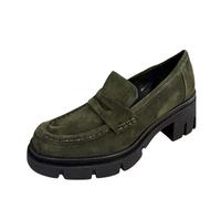 Mocassini tacco 4,5 cm Cinzia Soft PQ9475615-003 camoscio verde oliva SCONTO