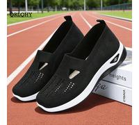 Mocassini traspiranti e casual in maglia con suola morbida, scarpe comode per madri di mezza età e anziane, adatte per primavera e autunno CN36,CN37,CN38,CN39,CN40,CN41