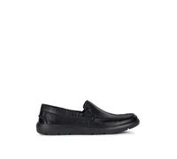Geox Uomo U Leitan E Mocassini Uomo, Nero (Black), 42 EU