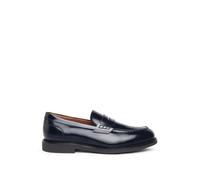 Nero Giardini E500600U Mocassini Uomo in Pelle - Blu 45 EU