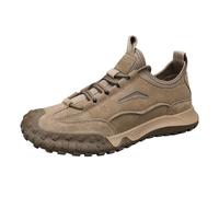 Mocassini Uomo Scarpe Unisex con Scivolo On Traspirante Leggero Penny Scarpe Ortopediche in Tessuto Fitness Traspirante Traspirante Fitness Traspirante, cachi, 39 EU