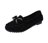 Mocassino da donna confortevole in pelle scamosciata mocassini donna scarpe da barca per donna scarpe comfort elegante scarpe sportive piatte mocassini e loafers slip on Derbies Ballerines Basket, 01
