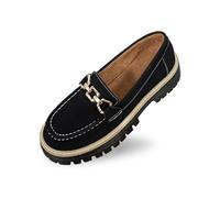 Mocassino da donna confortevole in pelle scamosciata mocassini donna tacco piccolo scarpe da barca elegante baby scarpe comfort derbies scarpini mocassini e loafers basket slip on scarpe sport
