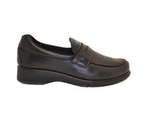 MOCASSINO DONNA CITY PELLE NERO