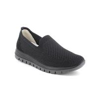 Mocassino IGI&CO scarpa donna MADE IN ITALY in tessuto Flyknit elasticizzato ner