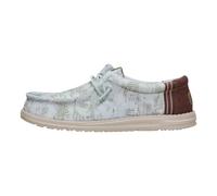 Mocassino Uomo Hey Dude HD.45244 3BL modello Wally Washed Palm Scarpe Slip On Ha