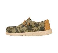 Mocassino Uomo Hey Dude Wally palm jute burnt olive ginger brown - 430873ZX