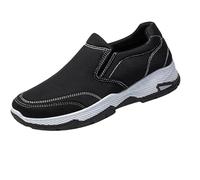 Mocassins, scarpe da ginnastica da uomo, leggere, per il tempo libero, traspiranti, da jogging, Driving Penny, Nero , 39 EU