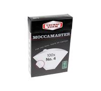 Moccamaster, Filtro carta N.4, Bianco, 100 pz.