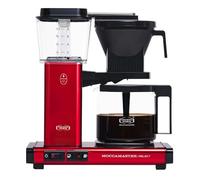 Moccamaster KBG Select, Macchina Caffè, Filtri Caffe, Macchina del Caffè, Rosso Metallizzato, 1.25 Litri